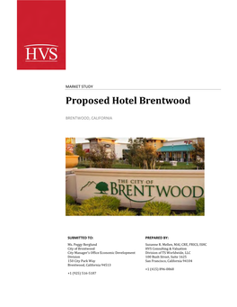 Proposed Hotel Brentwood