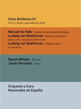 Fantasía Coral Para Piano, Coro Y Orquesta En Do Menor, Op