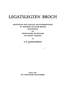 Legatslekten Broch