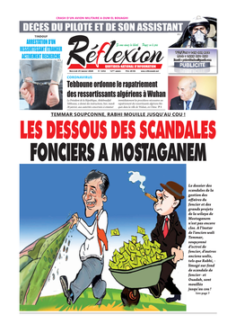 Les Dessous Des Scandales Fonciers a Mostaganem