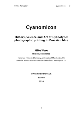 Cyanomicon 1