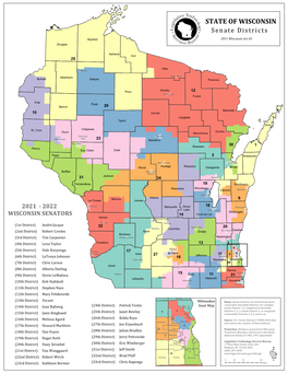 STATE of WISCONSIN Superior Senate Districts