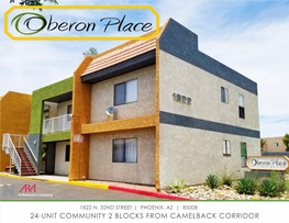 24-Unit Community 2 Blocks from Camelback Corridor Offer Solicitation Process