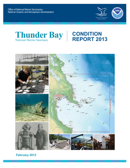 Thunder Bay CONDITION National Marine Sanctuary REPORT 2013