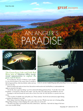 An Angler's Paradise