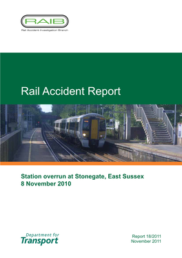 Rail Accident Report