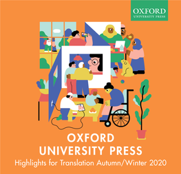 OXFORD UNIVERSITY PRESS Highlights for Translation Autumn/Winter 2020 TITLES YOU MAY HAVE MISSED