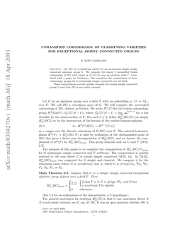 Arxiv:Math/0304270V1 [Math.AG] 18 Apr 2003 2.3]