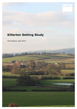 Killerton Setting Study 2013