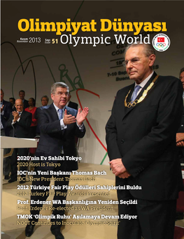 Olimpiyat Dünyası Kasım Sayı November 2013 Issue 51 Olympic World