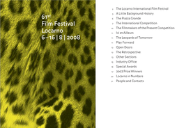 The Locarno International Film Festival