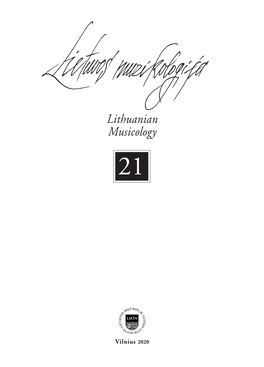 Lietuvos Muzikologija 21.Indd
