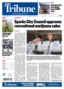 Sparks City Council Approves Recreational Marijuana Sales