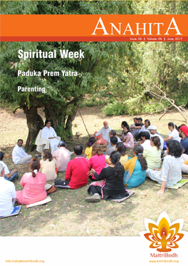 ANAHITA Issue: 06 || Volume: 06 || June, 2017 Spiritual Week