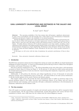 Gaia: Luminosity Calibrations and Distances in the Galaxy and Local Group