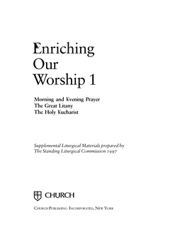 Enriching Our Worship 1