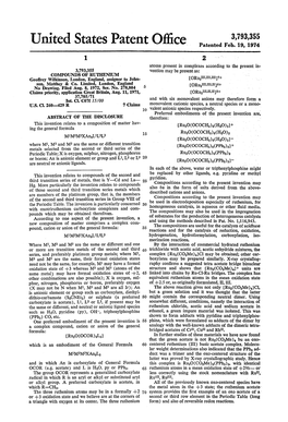 United States Patent Office Patented Feb