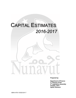 Capital Estimates 2016-2017