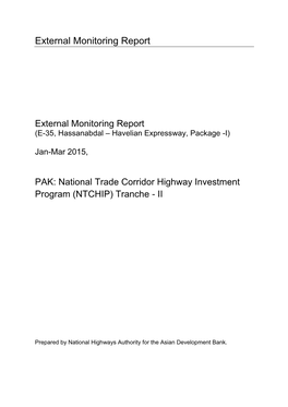 External Monitoring Report