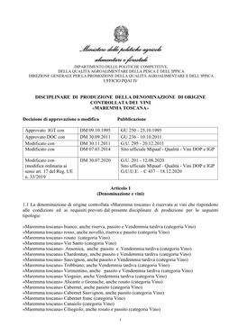 Ministero Delle Politiche Agricole Alimentari E Forestali