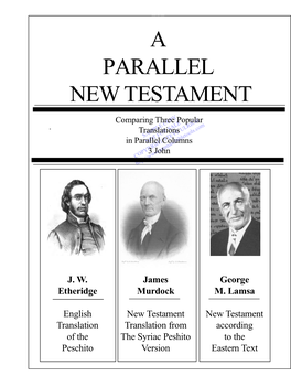 A Parallel New Testament