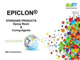 Epoxy Resin & Curing Agent Products Catalog [913 KB][PDF]