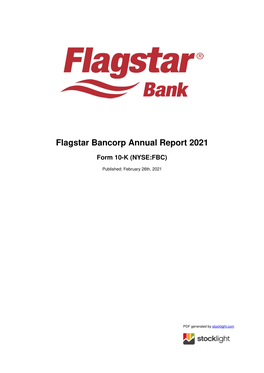 Flagstar Bancorp Annual Report 2021