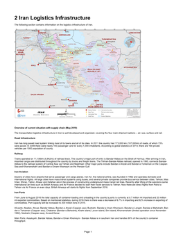 2 Iran Logistics Infrastructure