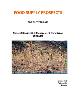 Food Supply Prospects