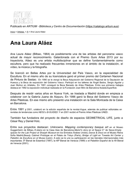 Ana Laura Aláez