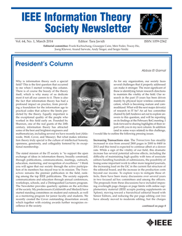 IEEE Information Theory Society Newsletter