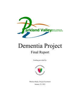 Dementia Project – Final Report