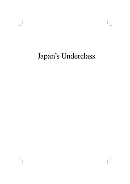 Japan's Underclass