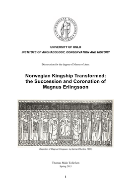 The Succession and Coronation of Magnus Erlingsson