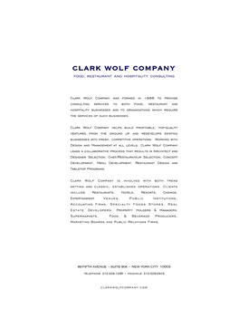 Clark Wolf Company