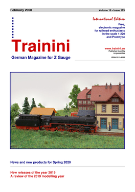 Trainini Magazine: February 2020 | International Edition