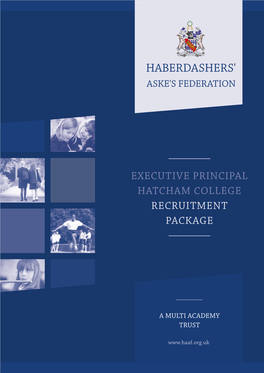 Executive Principal Hatcham College Recruitment Package