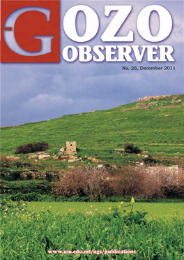 The Gozo Observer 35 Lino Briguglio