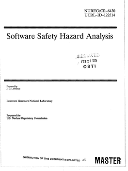 Software Safety Hazard Analysis