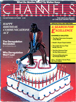 Communications 1984 September-Oci-Ober $2.50 the Critical Review of the Electronic Media