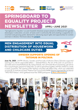 Springboard to Equality Project Newsletter