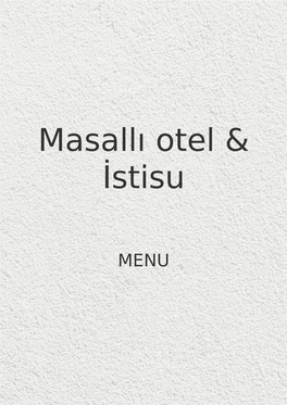 Masallı Otel & İstisu