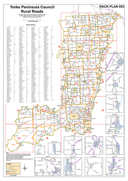 Yorke Peninsula Rack Plan