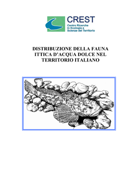 Distribuzione Della Fauna Ittica D'acqua Dolce Nel Territorio Italiano