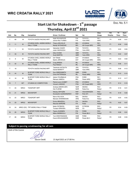 Entry List CRO2021 Ver O 2021-04-21