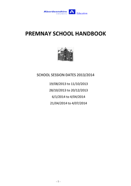 Premnay School Handbook