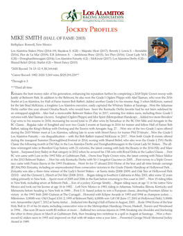 Jockey Profiles