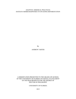 University of Florida Thesis Or Dissertation Formatting