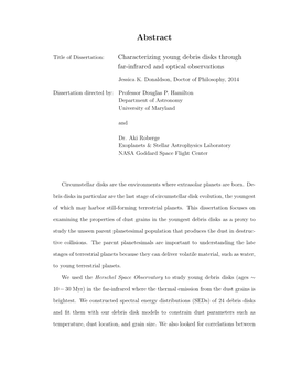 Characterizing Young Debris Disks Through Far-Infrared and Optical Observations