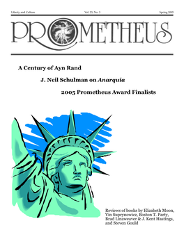 2005 Prometheus Award Finalists a Century of Ayn Rand J. Neil